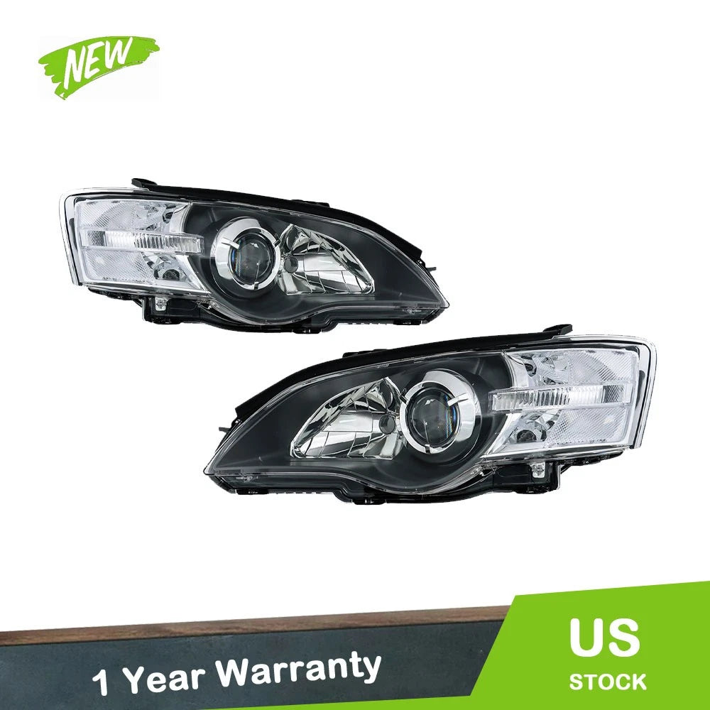 Set of 2 Headlight Assemblies for Subaru Outback/Legacy (2005–2007)