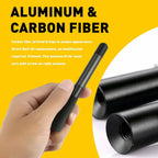 4.7" Carbon Fiber Short Antenna for Universal Cars (AM/FM)