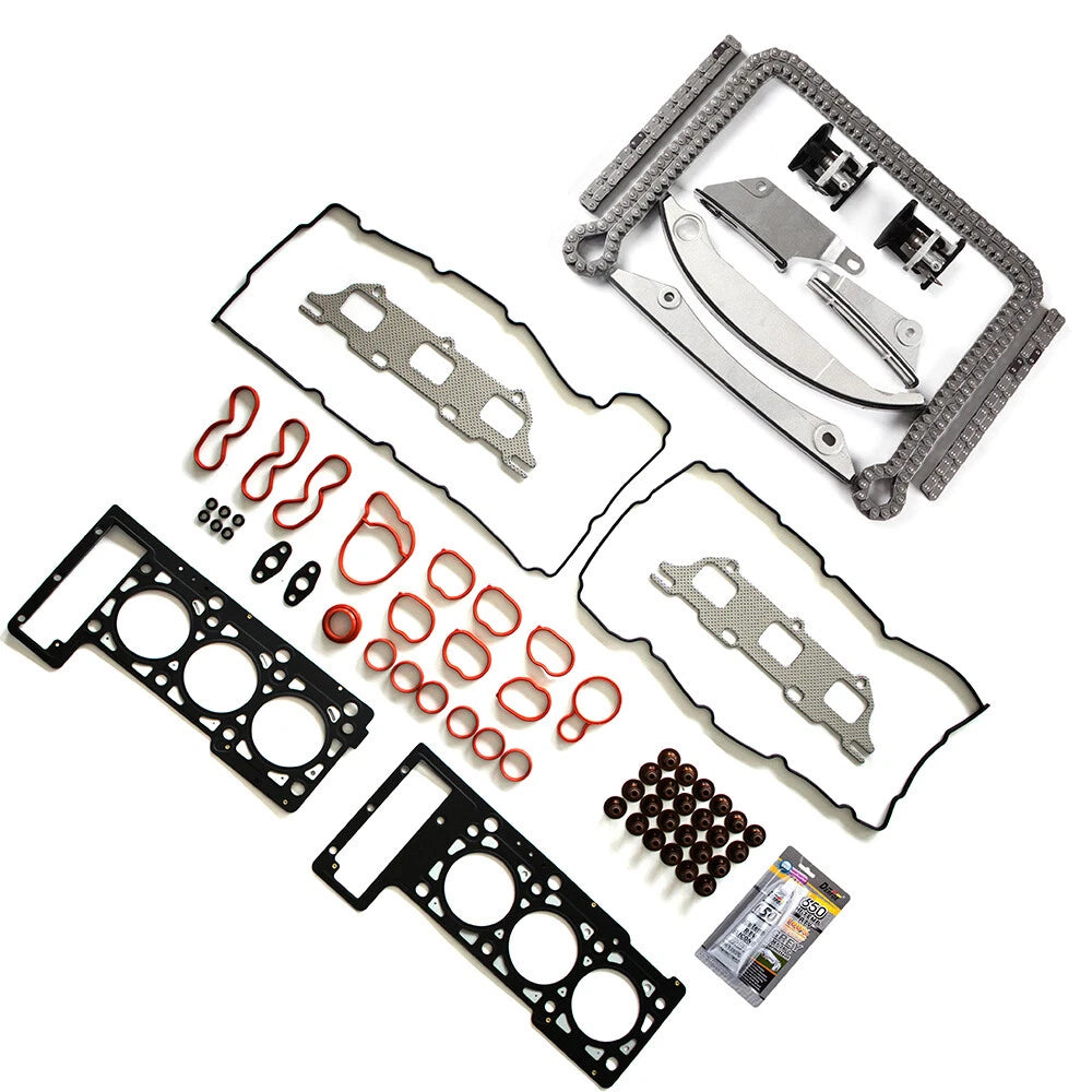 Head Gasket Set with Timing Chain Kit for Chrysler 300 Dodge Stratus (2005–2007)