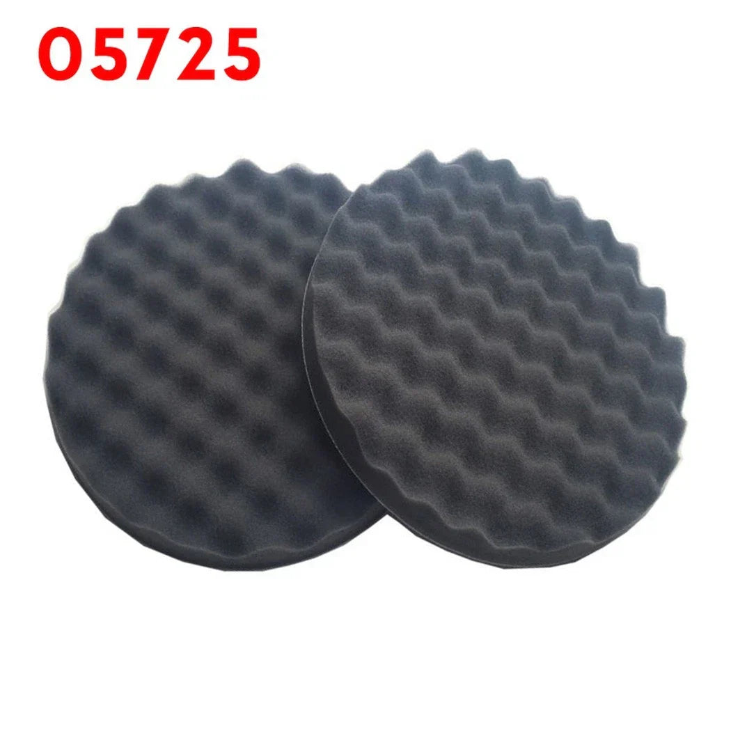 2 x Round Foam Polishing Pad Kit 8 Inch Single Sided Tools Supplies
