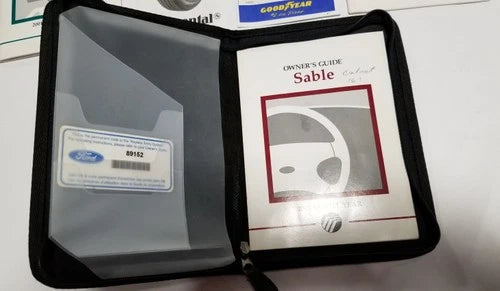Owner's Manual for Mercury Sable (2001) OEM with Case