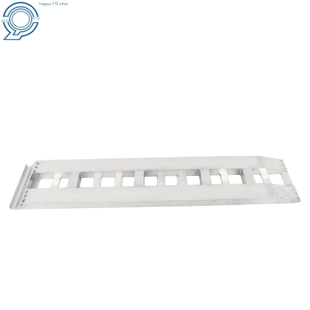 Set of 2 Aluminum Hook Ramps for Car Truck Trailer (6500 lbs Capacity)