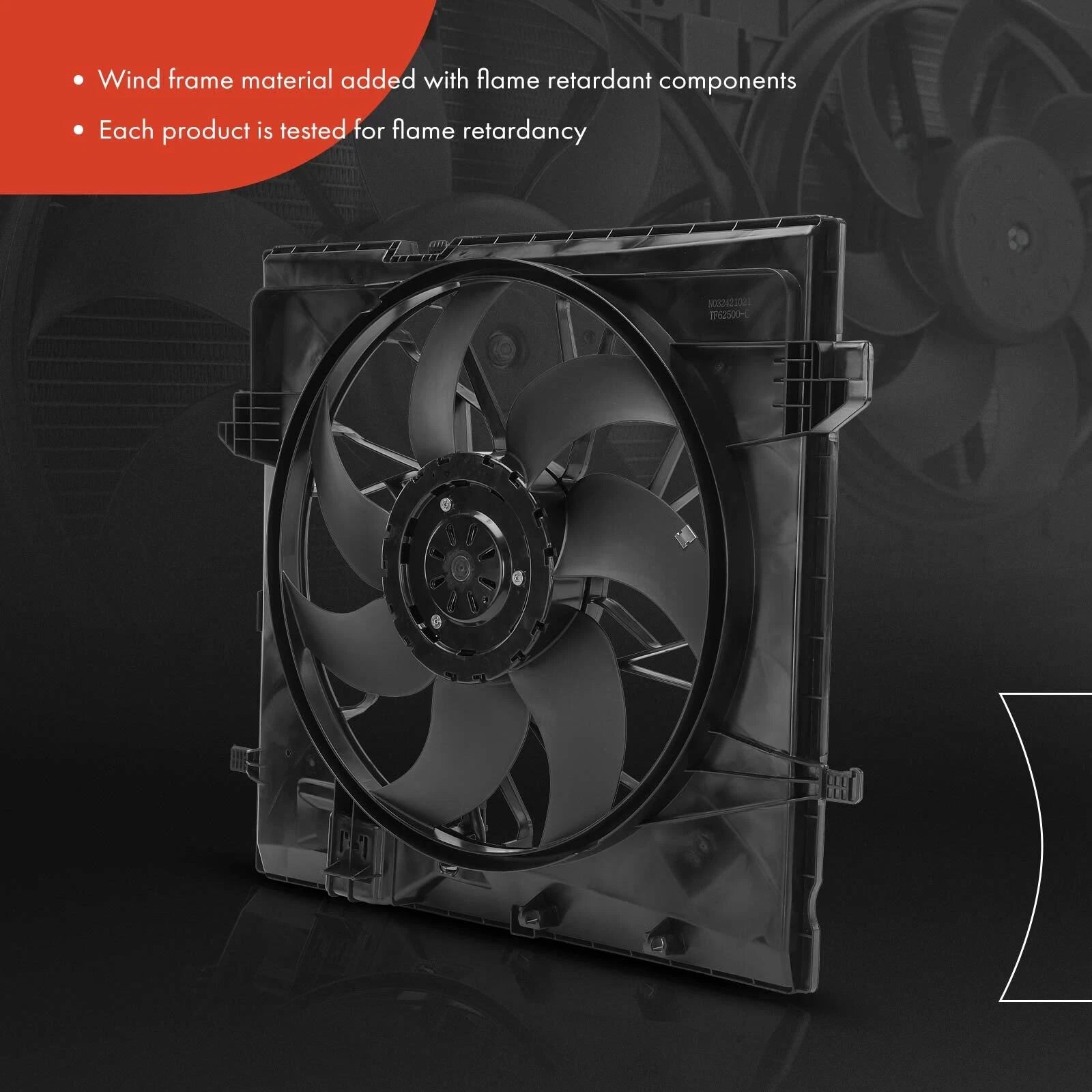 Cooling Fan Assembly for Mercedes-Benz ML250 ML350 (2012–2015)
