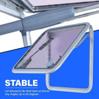 Porthole Window for Boat (22.5" x 22.5") Anodized Aluminum