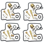 4X Carburetor Rebuild Kit Gasket for Kawasaki ZX600 Ninja ZX6R (2000–2002)