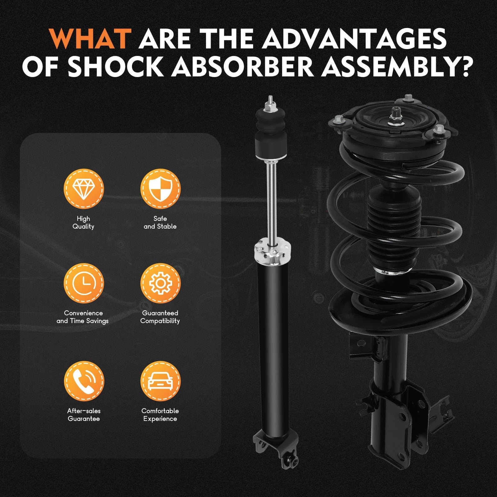 Set of 4 Quick Loaded Complete Struts for Nissan Altima (2013–2017)