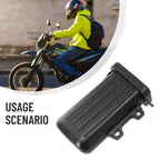 Tool Box for Motorcycle (1 Piece, ABS, Black)