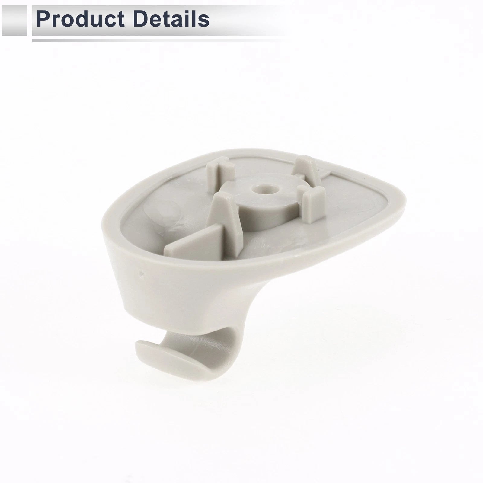 Sun Visor Holder Clip for Chrysler Sebring, Dodge Avenger (No. 1GW25DW1AA) Gray