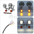LED Turn Signal Fog Light Bracket for Harley Electra Street Glide FLHX FLHR (2007–2023)