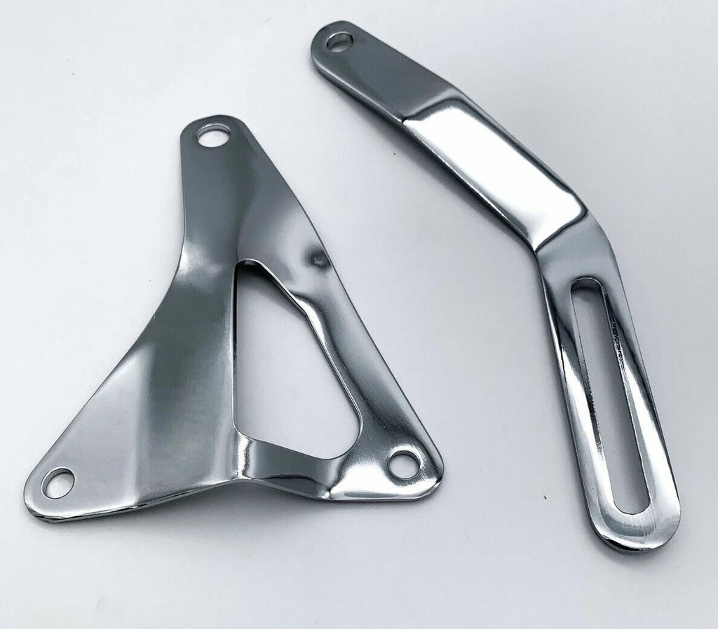 Chrome Alternator Bracket Set for Ford Mercury SBF 289 302 (1965–1980)