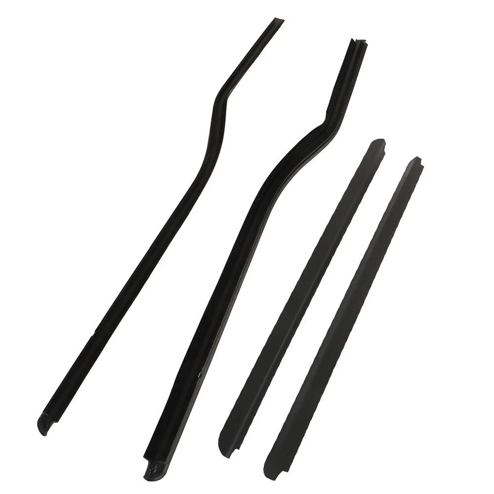 Set of 4 Window Outer Belt Molding for Ford Super Duty (1999-2014)