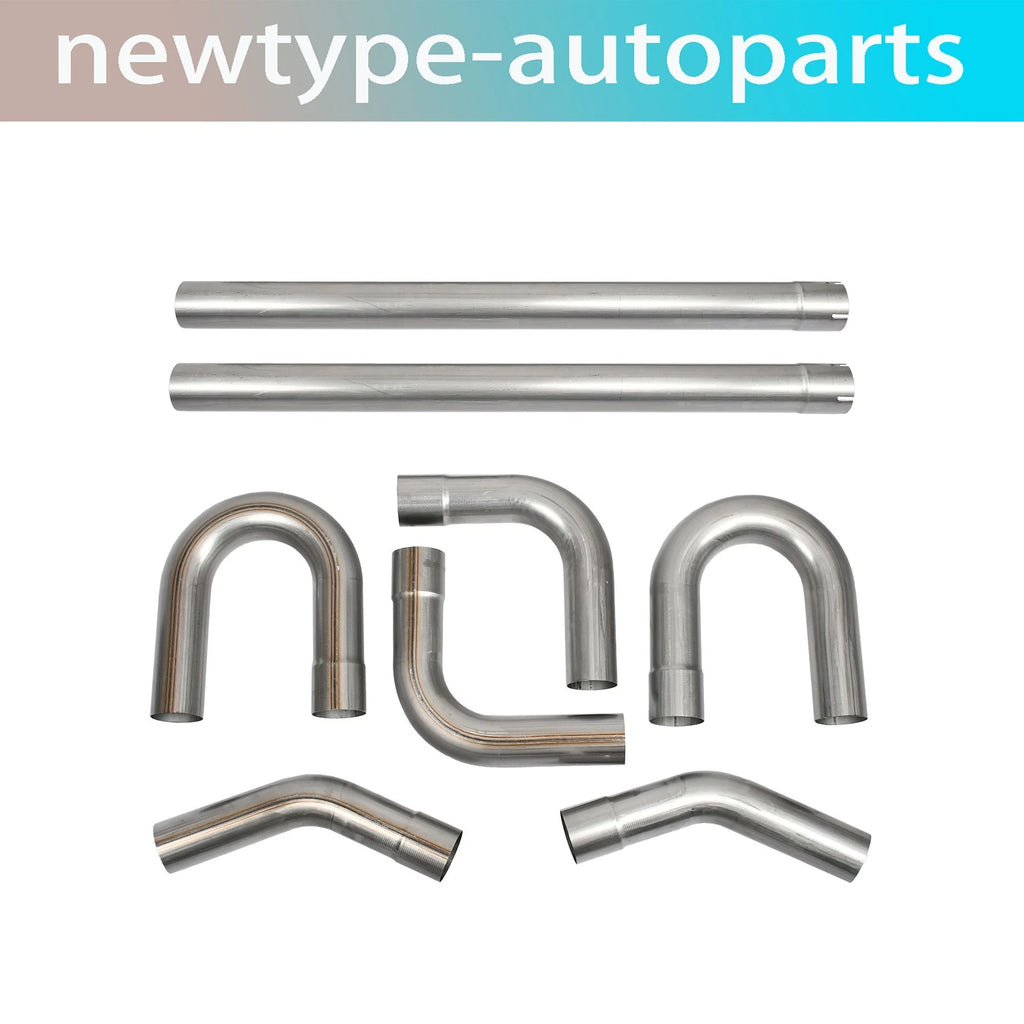 Exhaust Pipe Kit 8PCS for Industrial Pipes (Straight & 45°)