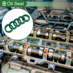 Set of 5 Oil Seal Rotary Shaft Seal 16x22x6mm High Pressure Green
