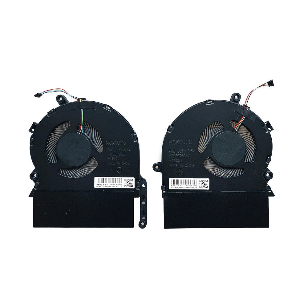 Set of 2 CPU GPU Cooling Fans for HP Spectre X360 15EB (2017–2018)