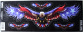 Set of 4 Bald Eagle USA Flag Military Stickers