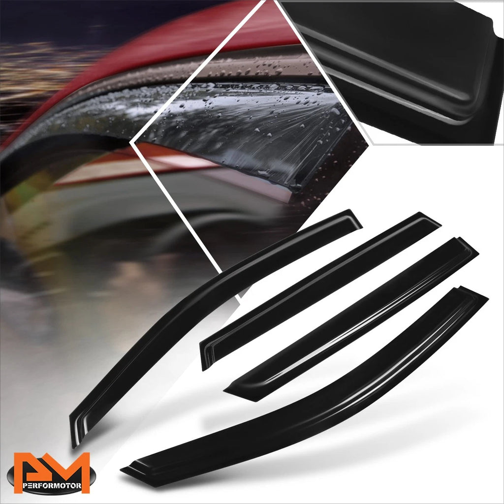 Set of 4 Tape-on Side Window Visors for Subaru Outback (2020–2024)