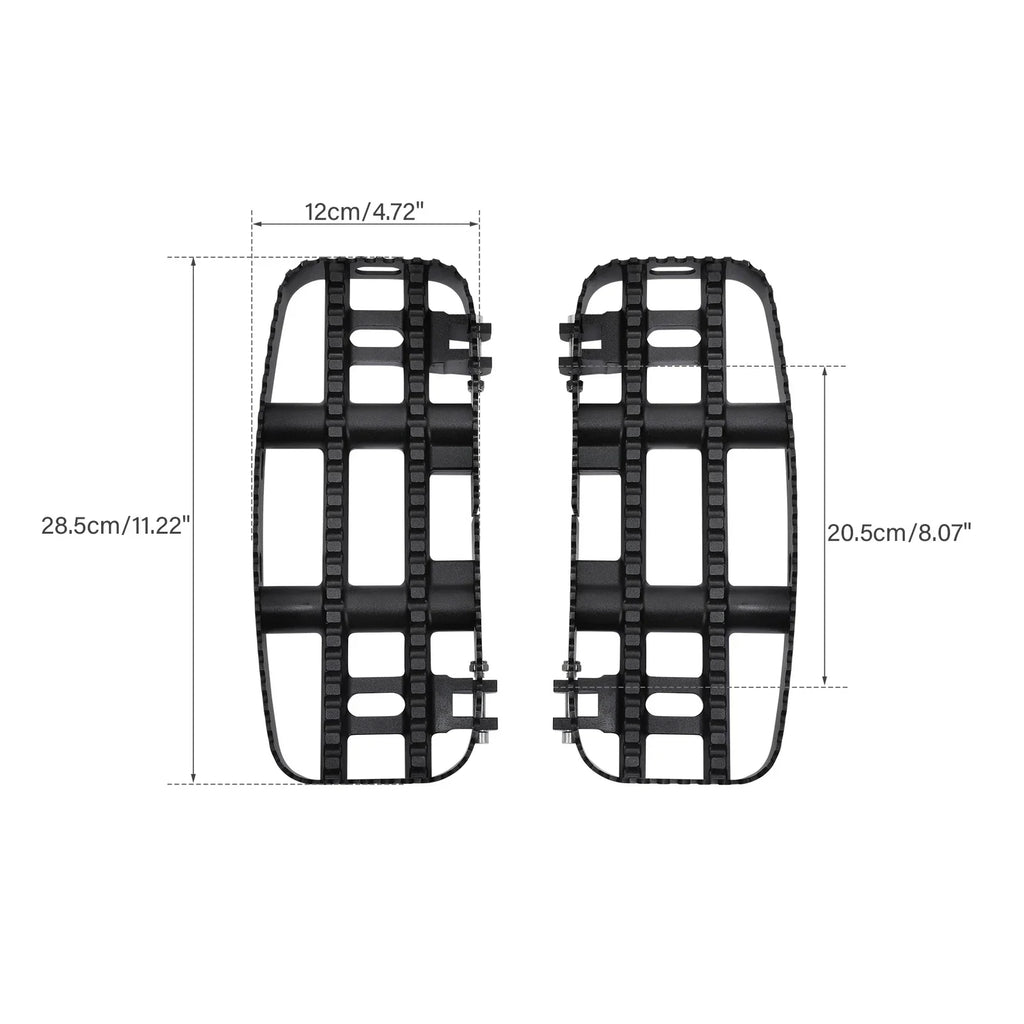 Black Driver Floorboards for Harley Touring Street Glide (2014-2024)