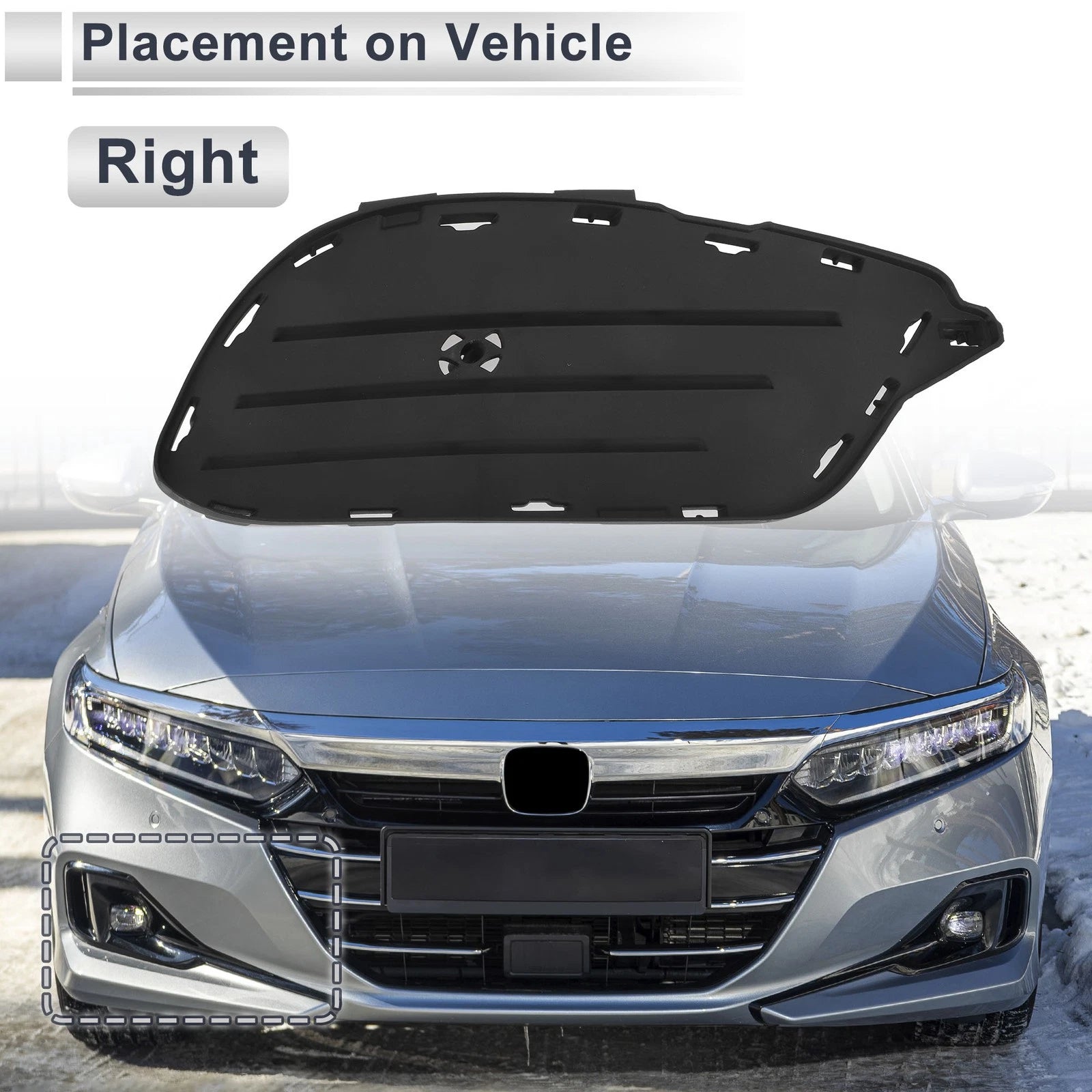 1 Pc Fog Light Grill for Mercedes Benz W207 (2013–2016) No. 2078852523