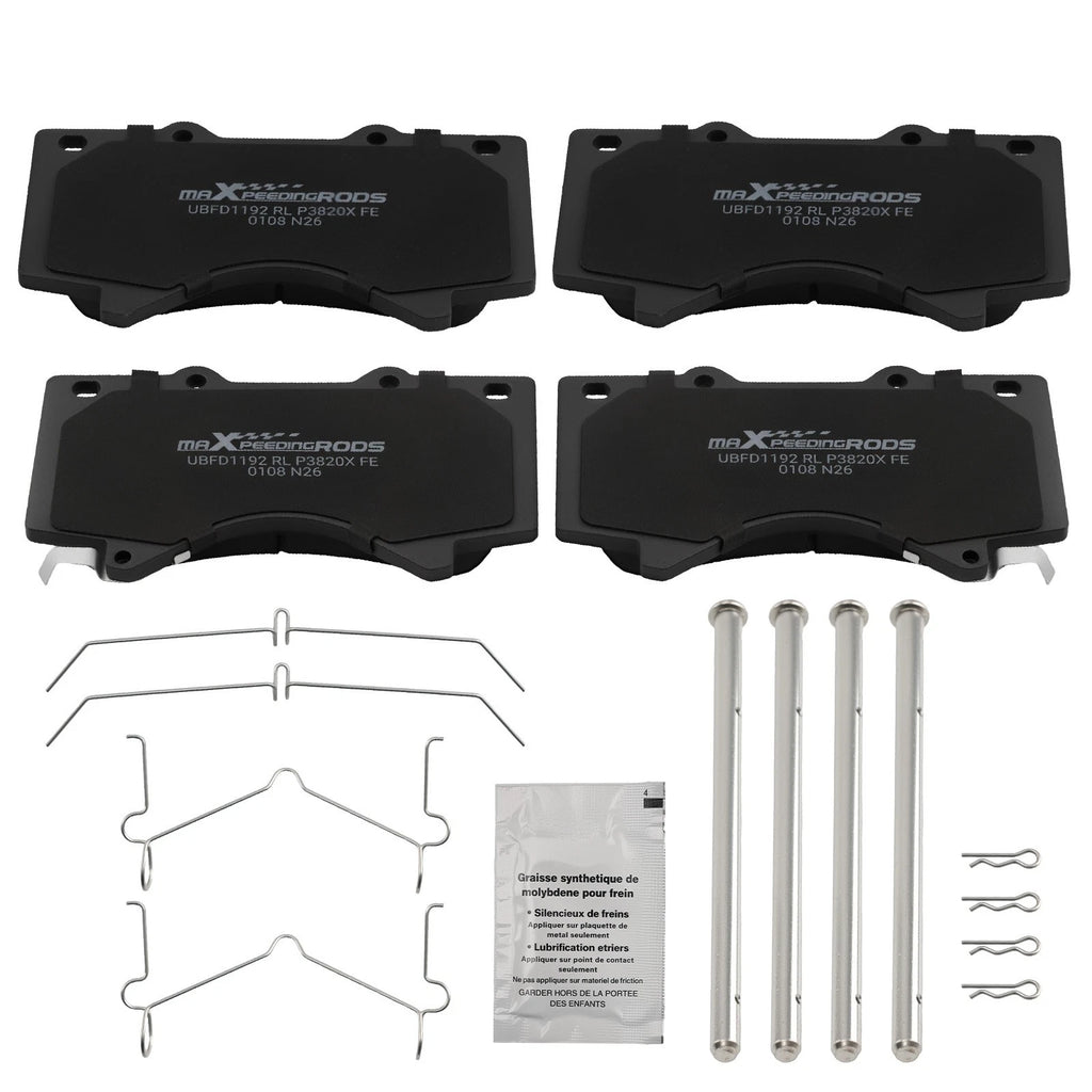 Front Brake Pads Kit D1303 for Lexus LX570 (2008–2021) Toyota Sequoia (2008–2022)
