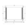 Replacement A/C Condenser Repair Part For 2014-2019 Toyota Highlander