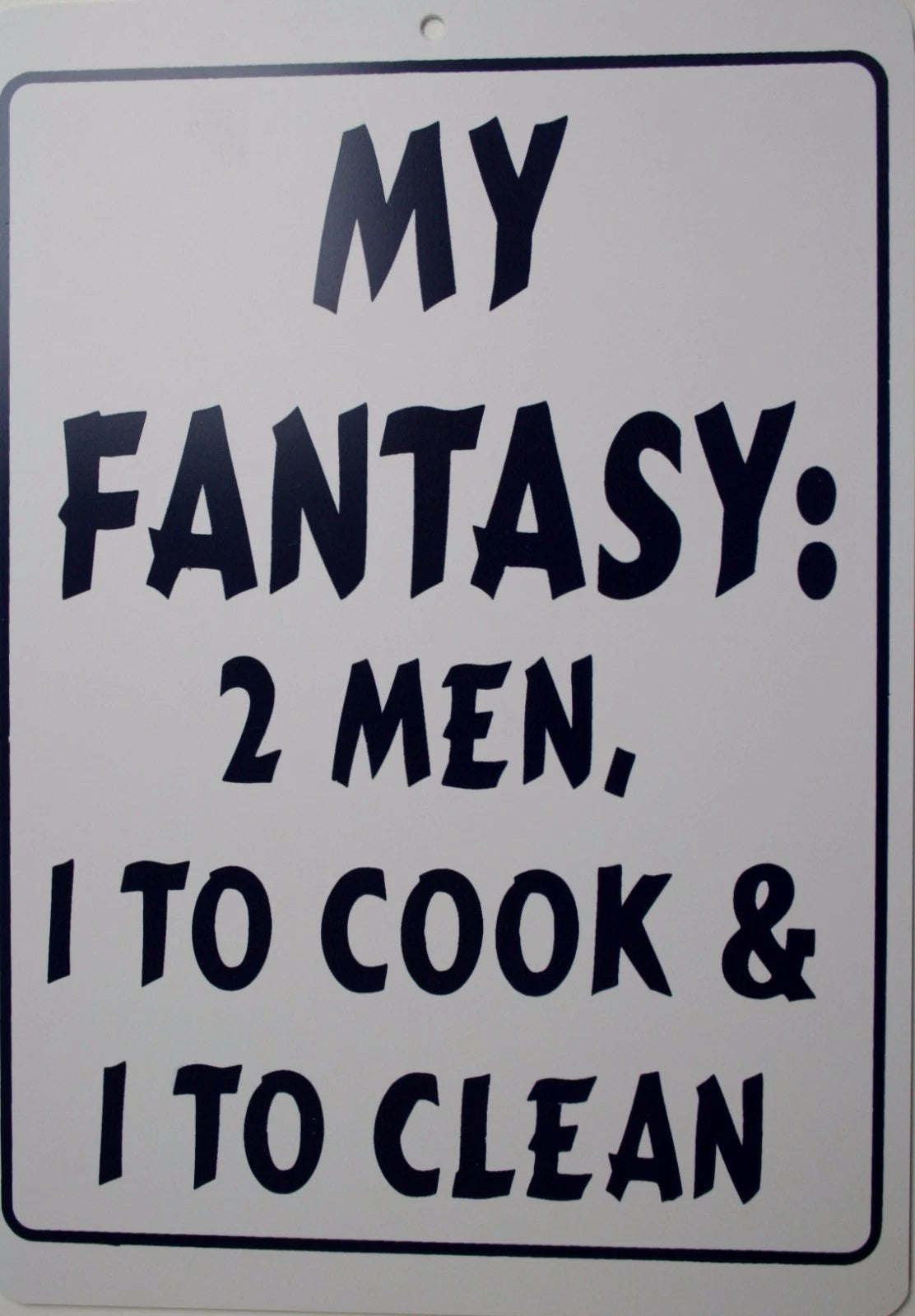 2X Funny Man Cave Sign Plastic for Humor Comedy Gag Gift