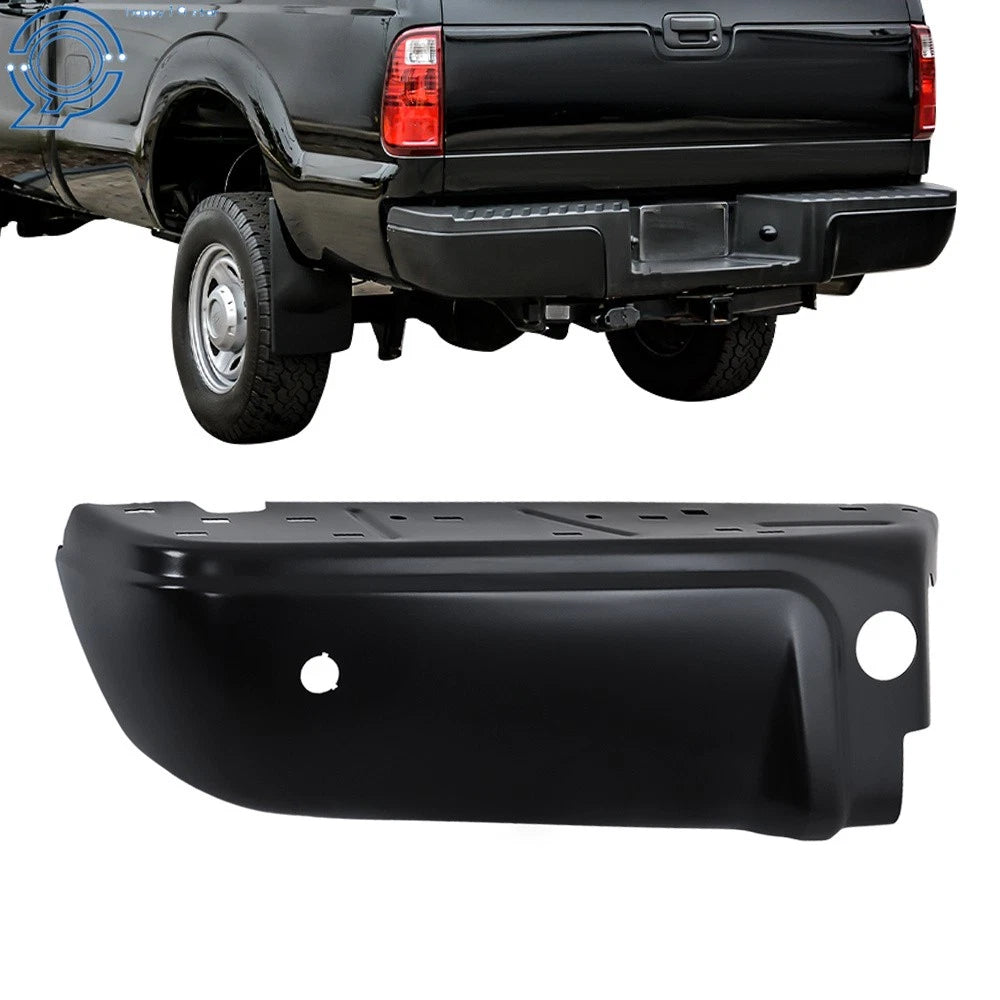 Step Bumper for Ford F250 F350 (2008-2016) with Sensor Hole, Painted Rear Left