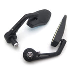 Polygon Mirrors for Honda Suzuki Kawasaki Yamaha (7/8" 1" Diameter)