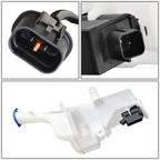 Washer Fluid Reservoir Tank Bottle w/ Cap & Pump for Kia Forte (2014–2016)
