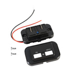 Dual USB Fast Charger Socket Outlet for Car RV (12V/24V)