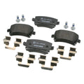 Rear Disc Brake Pad Set for Audi A6 TT Quattro, Volkswagen Jetta (w/ Shims)