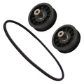 Belt and Idler Pulley Assemblies for X300 X390 Mowers (M144044 AM134501 AM134502)