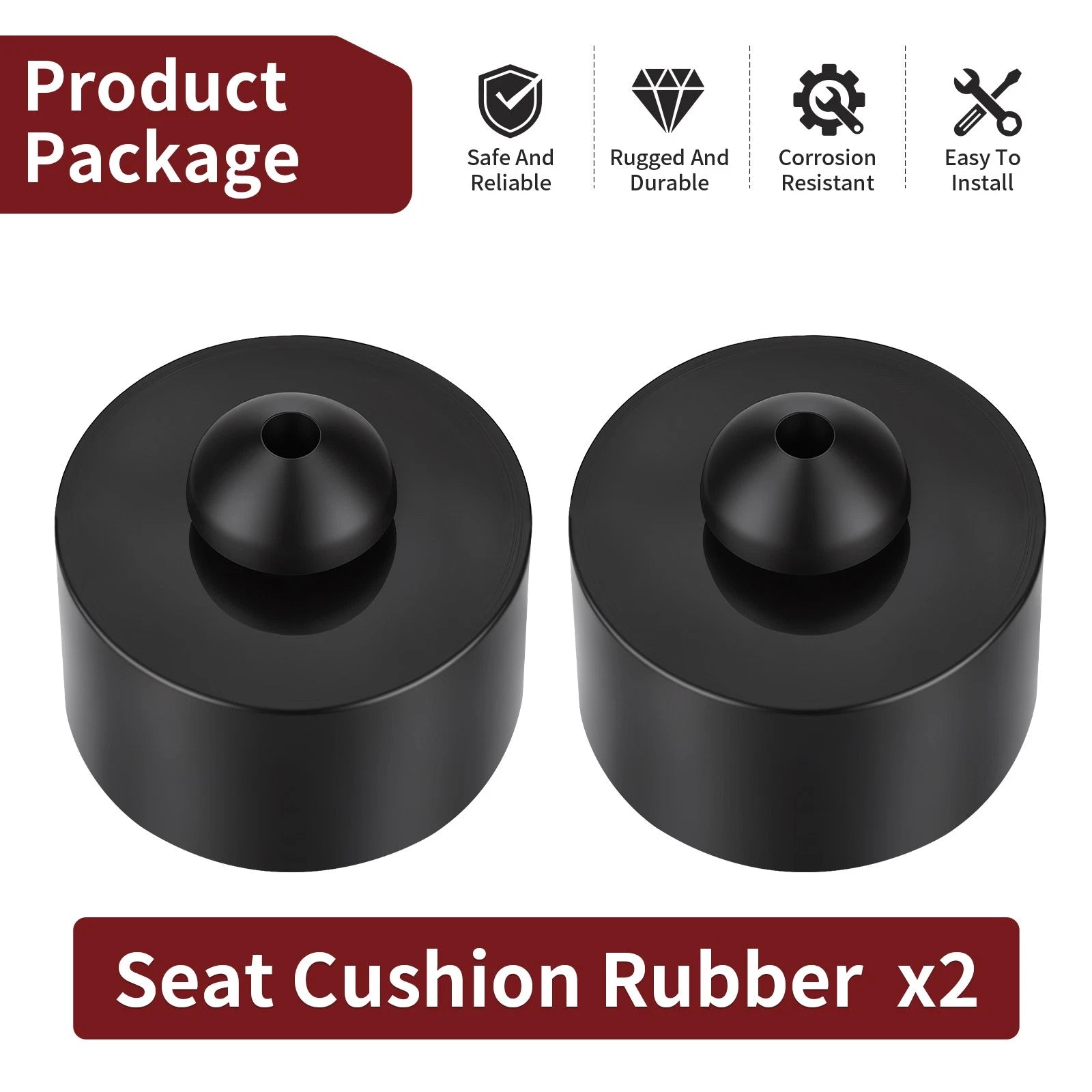 2X Seat Cushion Rubber for Honda Talon 1000R 1000X (2019–2024) 77206-329-000