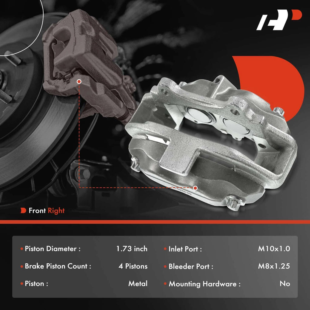 Front Right Disc Brake Caliper for Mercedes-Benz CL550 (2009–2014)