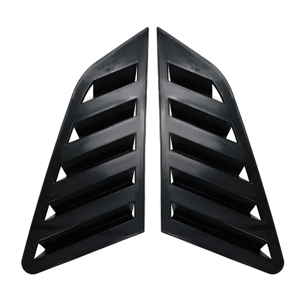 Carbon Look Quarter Rear Window Louvers for Audi A3 S3 Sportback (2021–2024)
