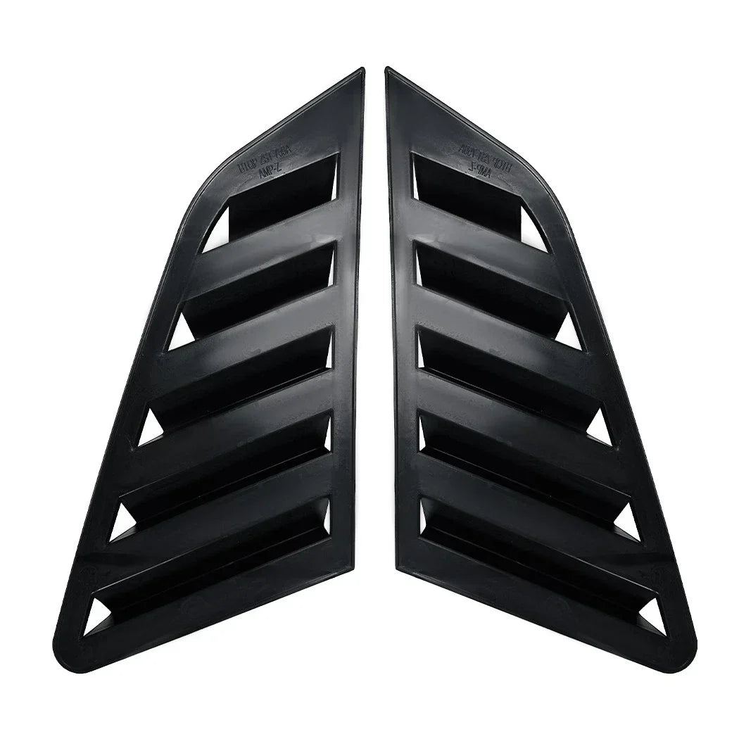 Carbon Look Quarter Rear Window Louvers for Audi A3 S3 Sportback (2021–2024)