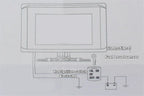 LCD Digital 2-Function Voltmeter & Fuel Level Gauge for Truck Car