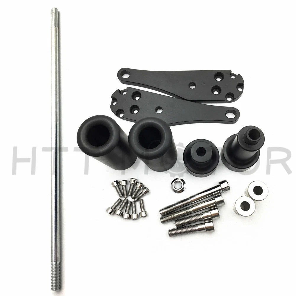 Frame Slider Mounting Bolts for Kawasaki ZX10R (2006–2007) Black