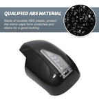 Rearview Mirror Cover Overlay 2 x Black Carbon Fiber for Lexus RX330 RX350 (2003)