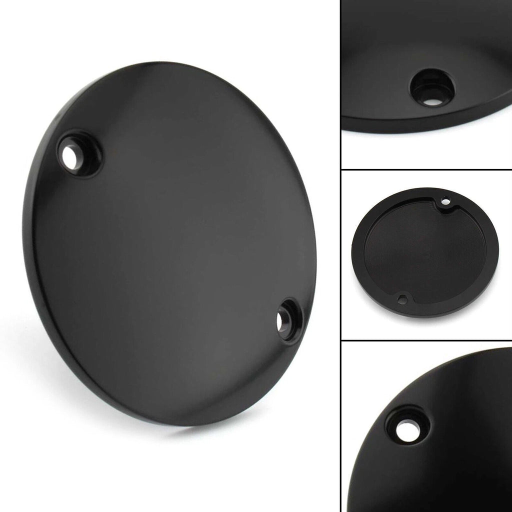 Timing Ignition Timer Cover for Harley XL 883 1200 Dyna FXST (Black)
