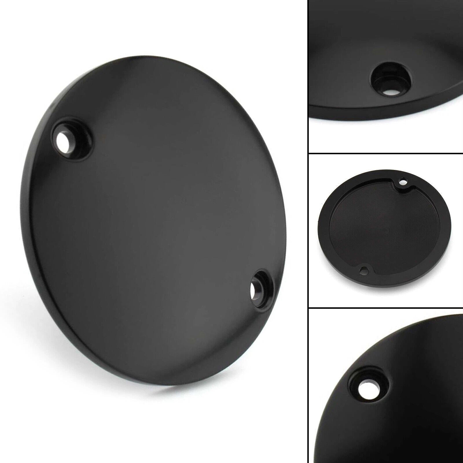 Timing Ignition Timer Cover for Harley XL 883 1200 Dyna FXST (Black)