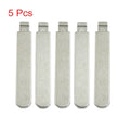 5pcs Metal Uncut Insert Blank Blade Key for Honda Accord 