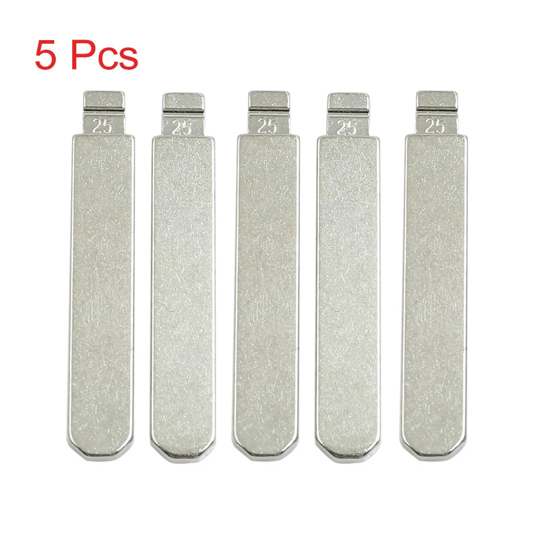 5pcs Metal Uncut Insert Blank Blade Key for Honda Accord 
