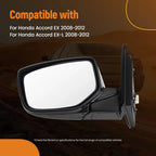 Heated Left Door Mirror for Honda Accord EX/EX-L (2008–2012) 76258TE0A11
