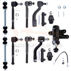 Set of 13 Front Lower Ball Joints Tie Rods for Chevrolet Tahoe (1995–2000)