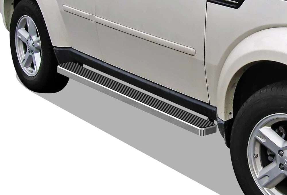 5-Inch Stainless Steel Running Boards for Dodge Nitro (2007–2012)