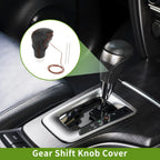 1 Pc Gear Shift Knob Cover for Toyota CH-R (2018–2022) Pebbled Black Brown