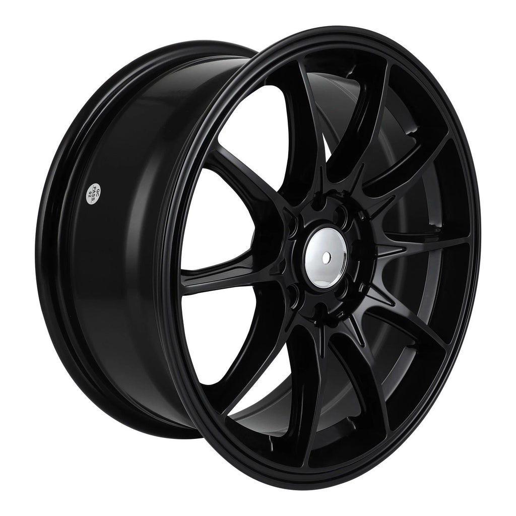 Set of 4 Matt Black Wheel Rims 16x7 inch 4x100/114.3 PCD 38mm Offset