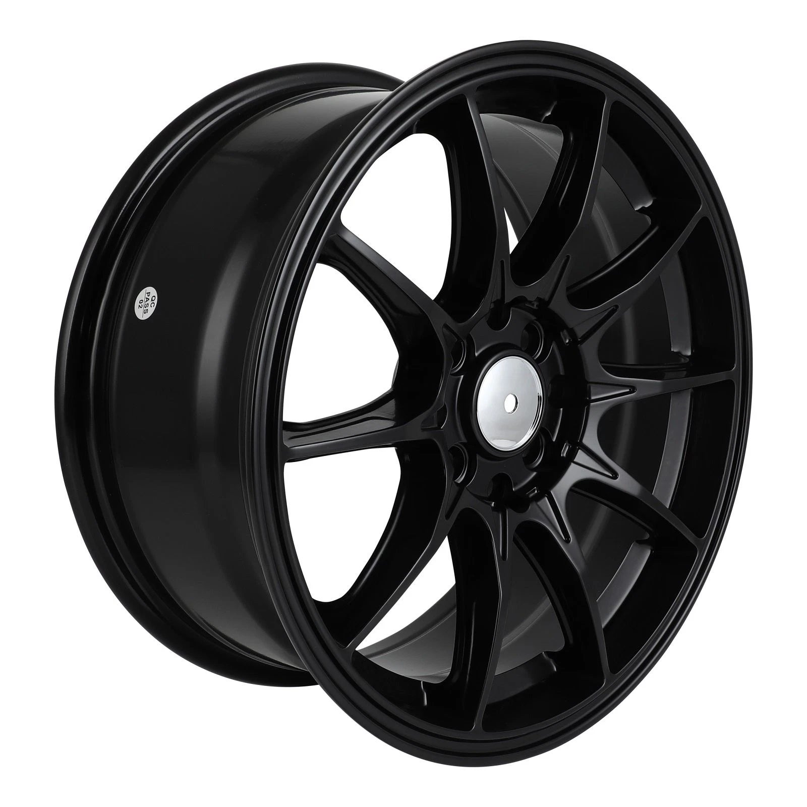 Set of 4 Matt Black Wheel Rims 16x7 inch 4x100/114.3 PCD 38mm Offset