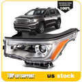 Left Driver Side Headlight Assembly for GMC Acadia (2017–2019) LED DRL