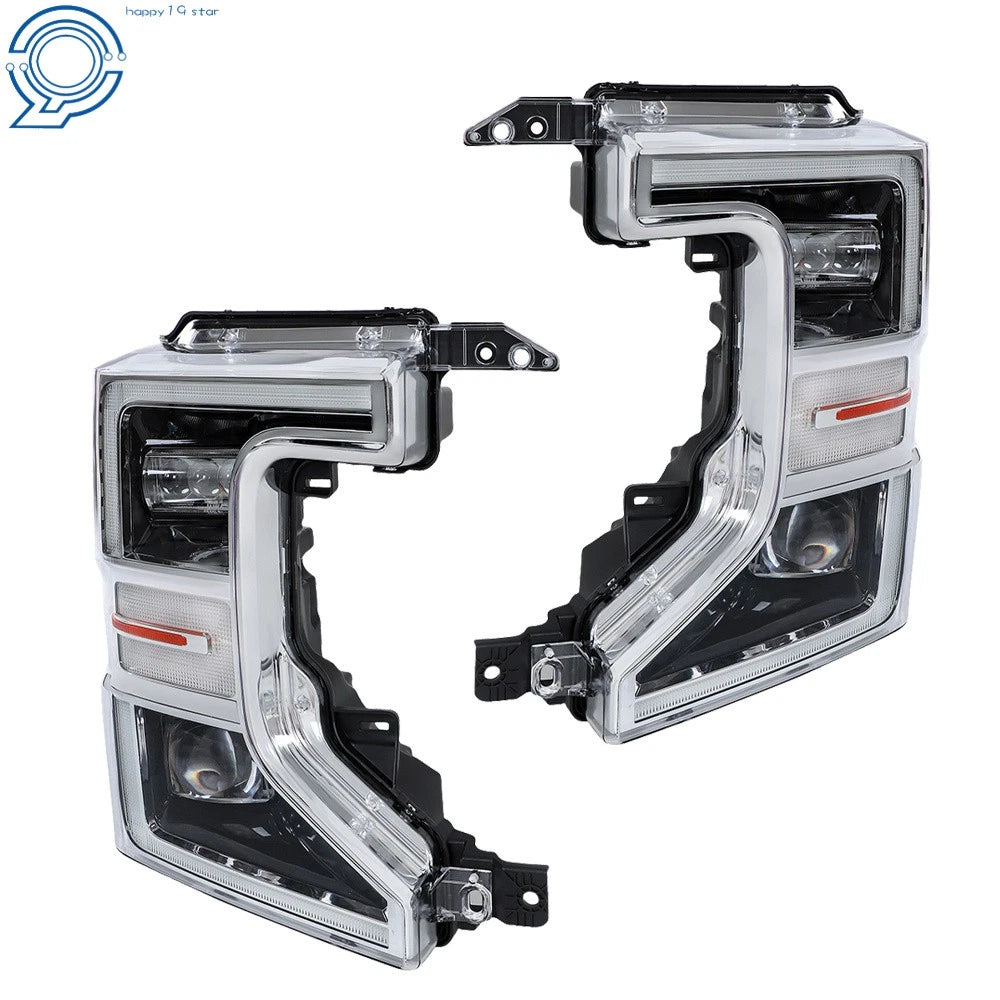 Set of 2 Full LED Built-In Headlights for Ford F250 SuperDuty (2020–2022)